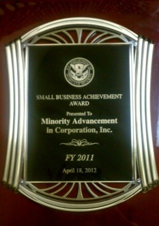 DHS award for Fiscal Year 2011